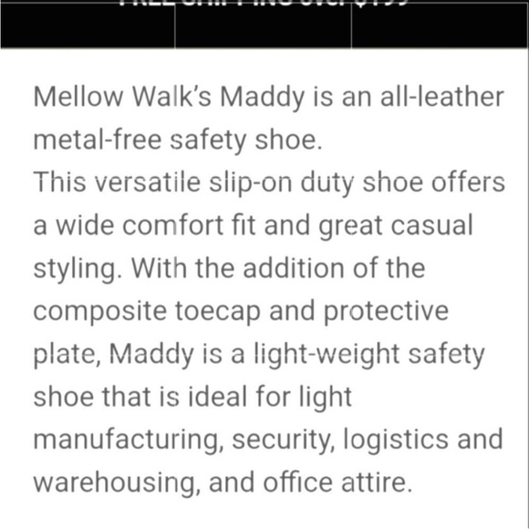 Mellow Walk Work/Safety Boot size 10 - Picture 2 of 12